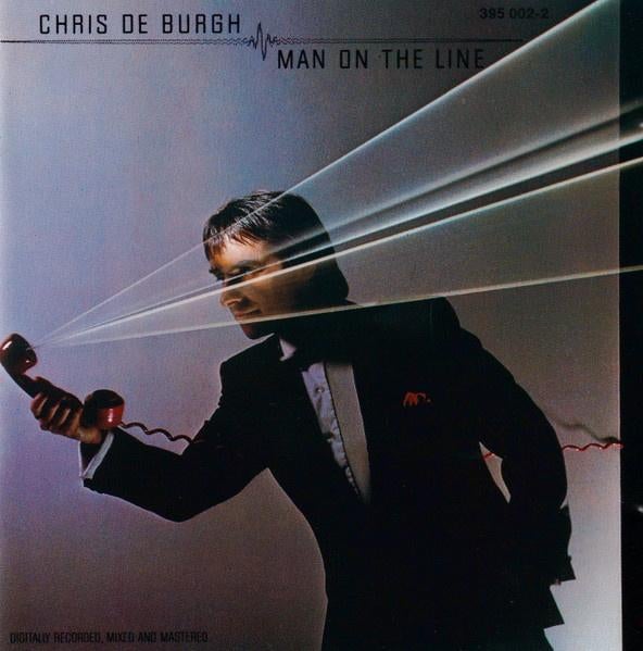 Chris de burgh – man on the line cd 395 002-2 transparent hu, Verzenden, Zo goed als nieuw, Poprock