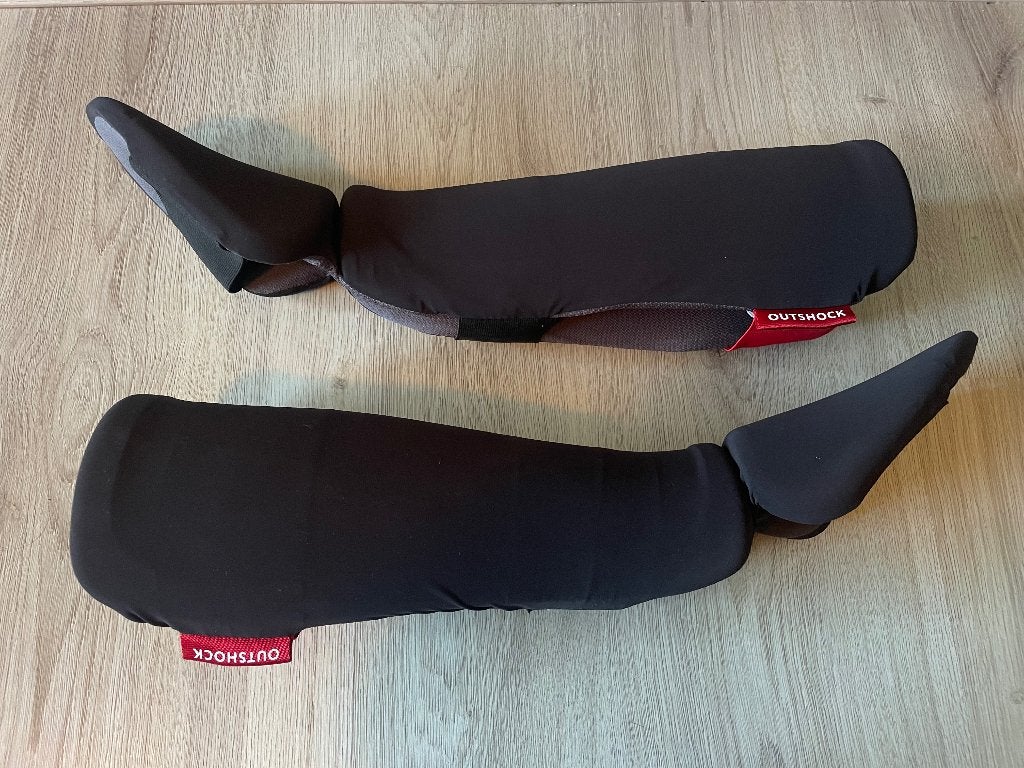Outshock scheenbeschermers kickboksen, Sport en Fitness, Ophalen, Gebruikt, Boksbeschermers