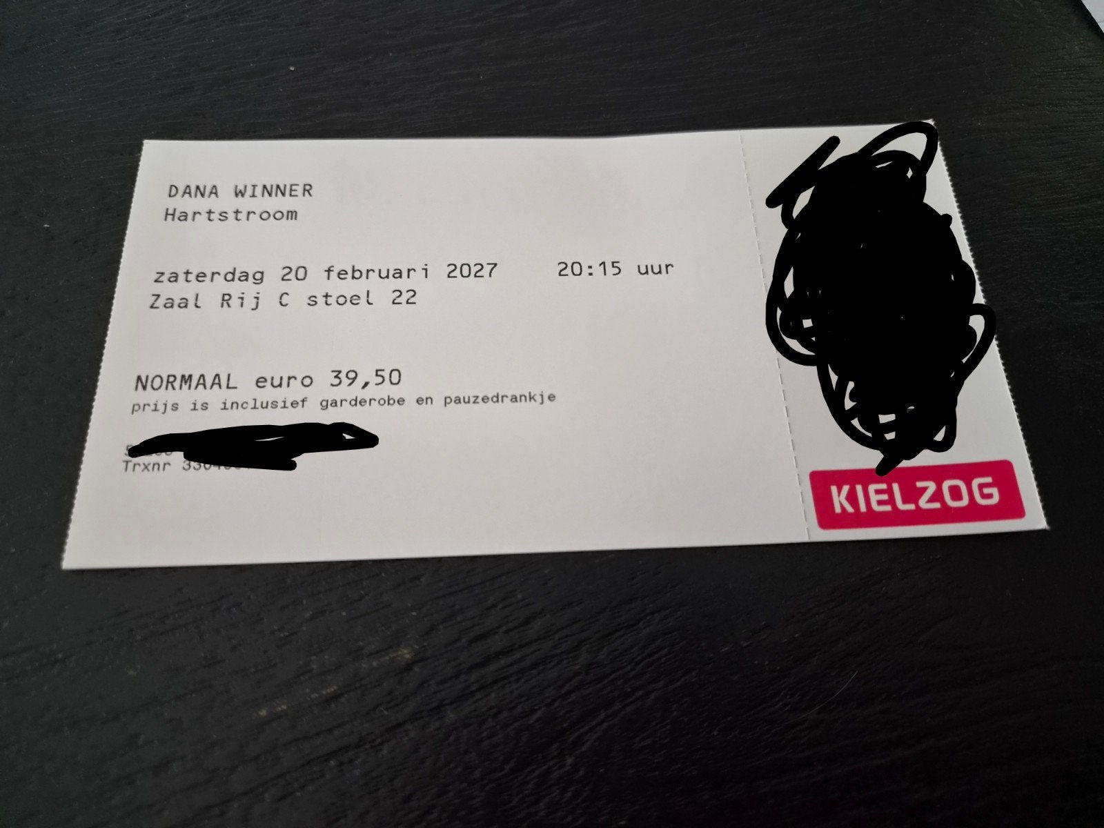 ticket, Eén persoon, Februari