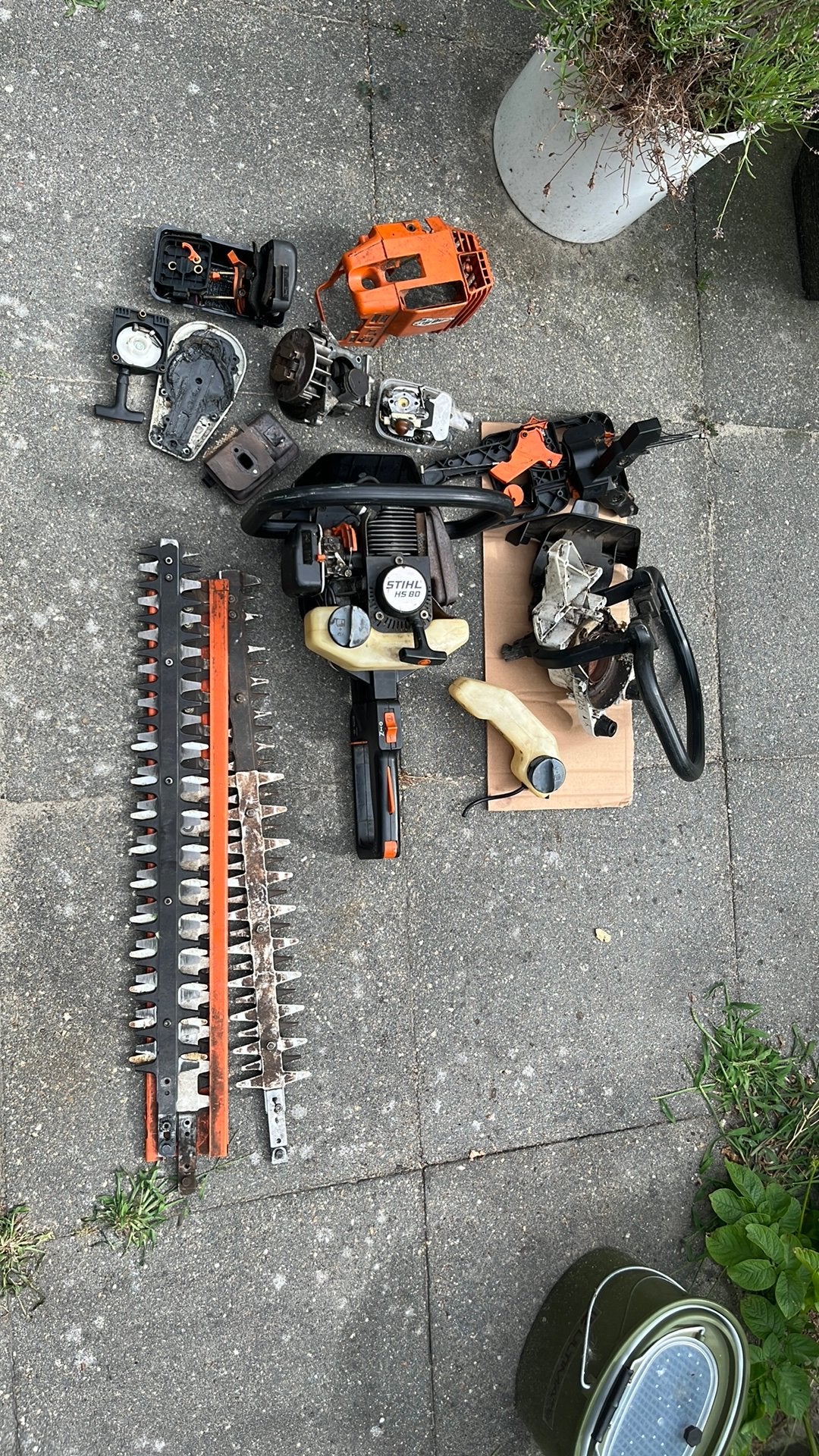 Stihl hs80, Ophalen, Gebruikt, Benzine