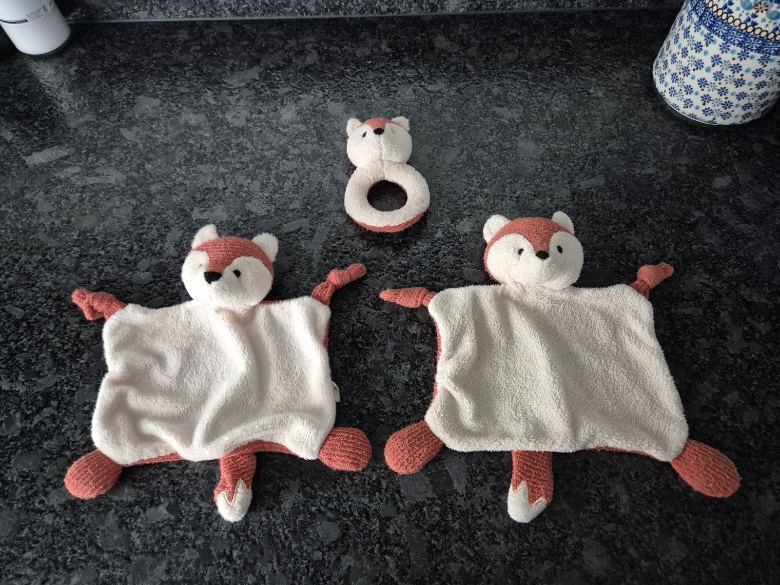 HEMA  - Knuffeldoekjes en rammelaar Vos, Kinderen en Baby's, Ophalen of Verzenden, Overige typen