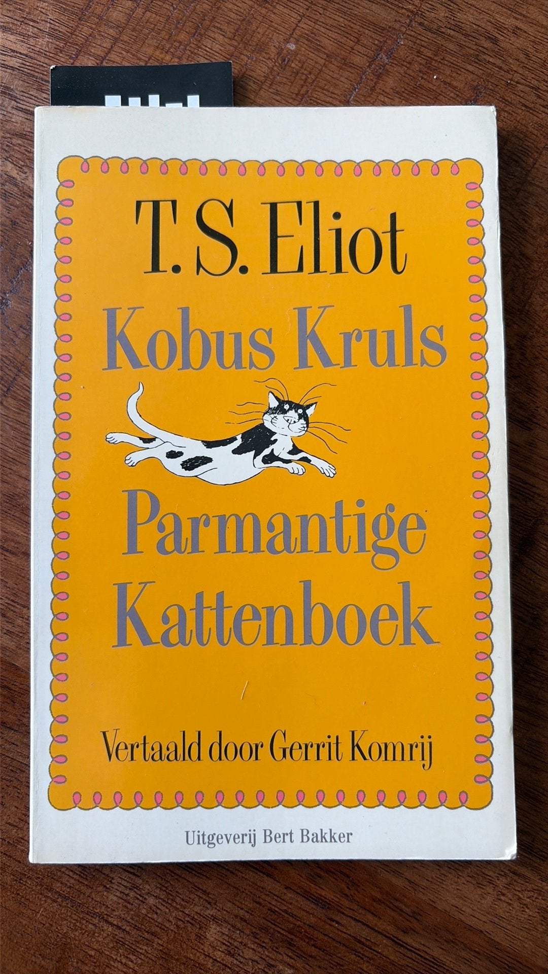 Kobus Kruls Parmantige Kattenboek, T.S. Eliot, Gerrit Komrij, Ophalen of Verzenden, Zo goed als nieuw