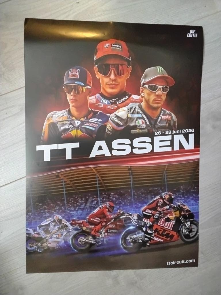 TT assen 2026 nieuwe poster, Ophalen of Verzenden, Nieuw, Motoren