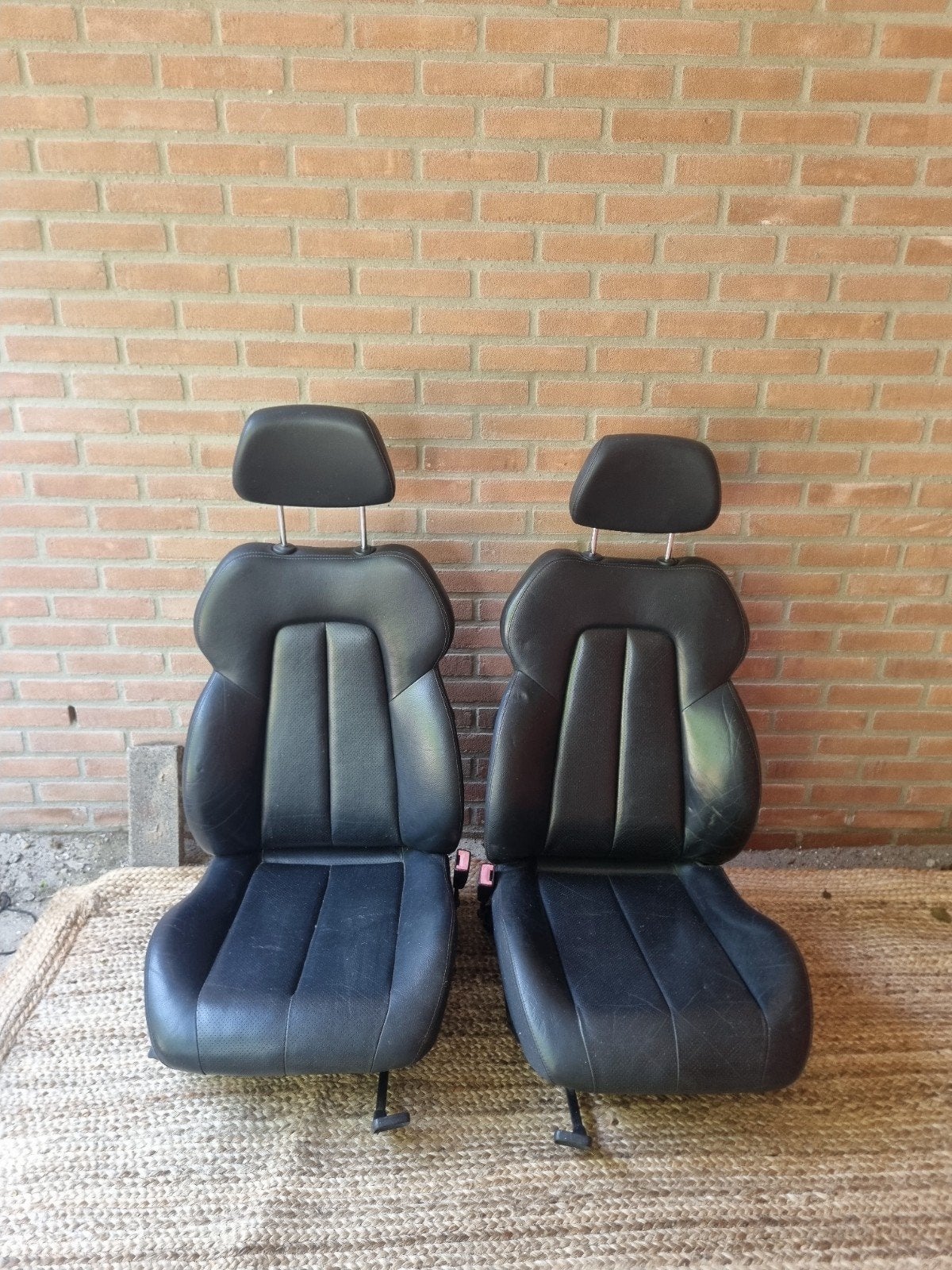 Lederen stoelen Mercedes SLK R170, Ophalen, Gebruikt, Mercedes-Benz