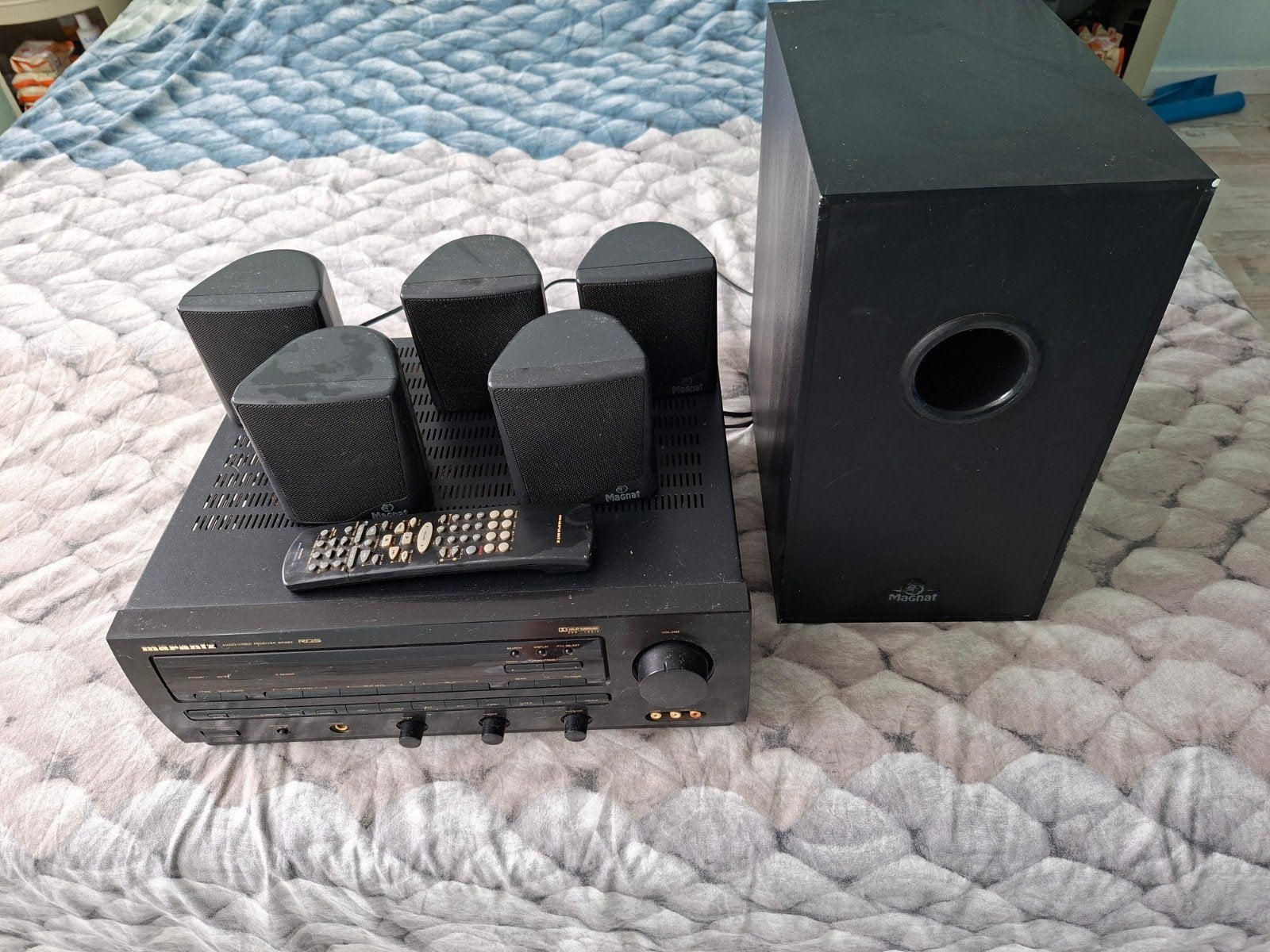 Marantz Receiver met Magnat Surround Set, Audio, Tv en Foto, Home Cinema-sets, Ophalen, Gebruikt, 5.1-systeem, Overige merken