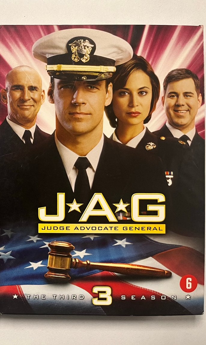 J*A*G seizoen 3 NL-DVD box, Engels, Nederlands, Ophalen of Verzenden, Zo goed als nieuw
