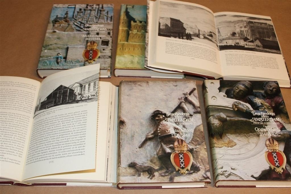 Standaardwerk Geschiedenis van Amsterdam — 6 Delen Compleet, Boeken, Ophalen of Verzenden, Gelezen