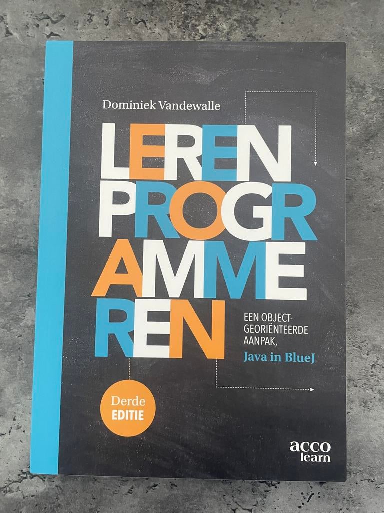 Leren Programmeren Studieboek, Ophalen of Verzenden, Nieuw
