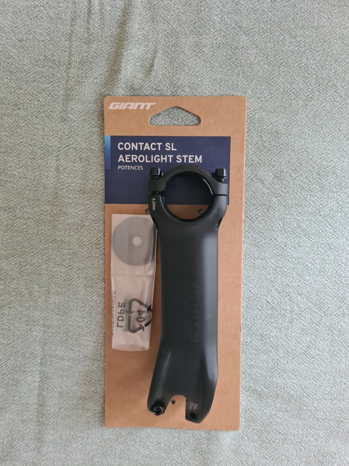 Giant Contact SL Aerolight Stuurpen 120mm, Fietsen en Brommers, Overige materialen, Stuur, Zo goed als nieuw, Racefiets