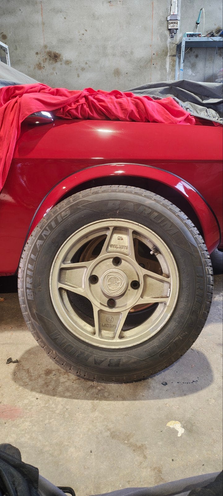 Lancia Fulvia Velgen, Ophalen, Lancia
