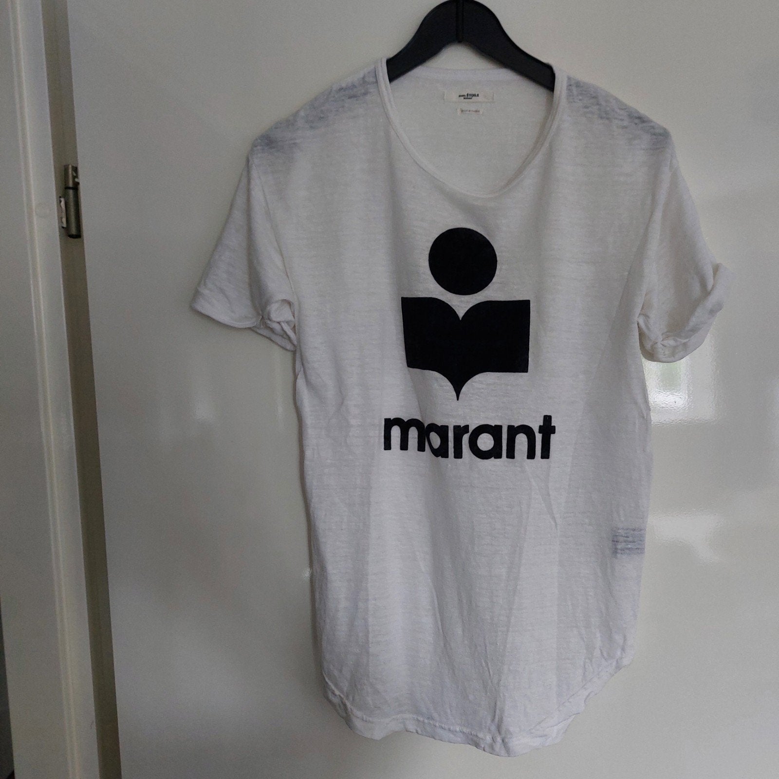 Wit isabel Marant T-shirt maat S
Materiaal:linne, Kleding | Dames, Isabel Marant, Wit, Ophalen of Verzenden, Zo goed als nieuw