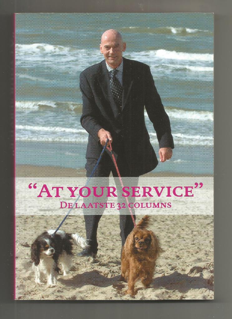 At your service, de laatste 32 columns van Pim Fortuyn, Ophalen of Verzenden, Nieuw, Politiek en Staatkunde, Nederland