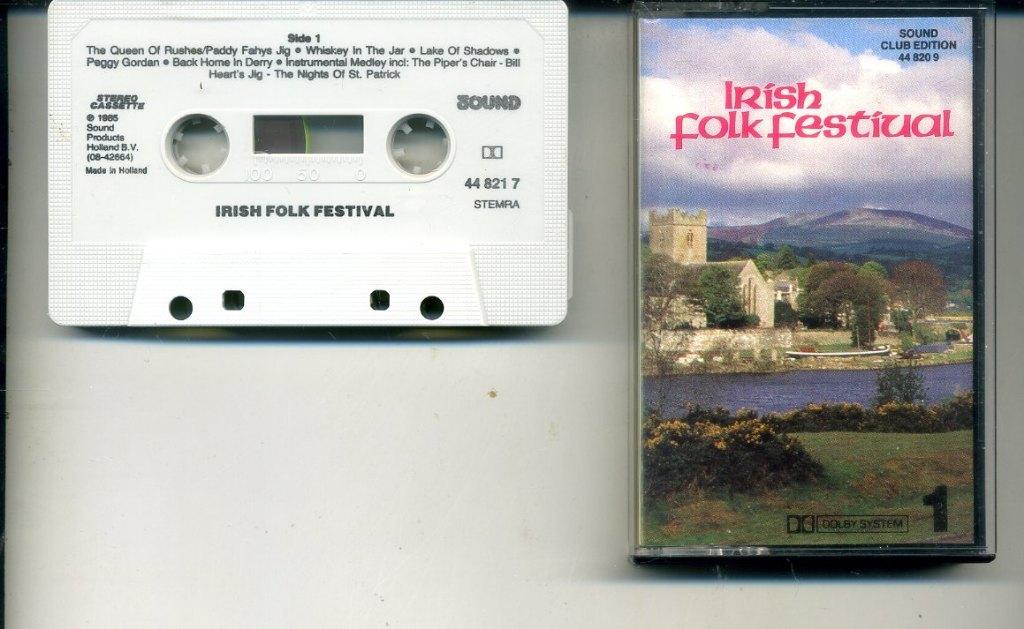 Irish Folk Festival 1 12 nrs cassette 1985 ZGAN, Cd's en Dvd's, Cassettebandjes, Wereldmuziek, 1 bandje, Ophalen of Verzenden