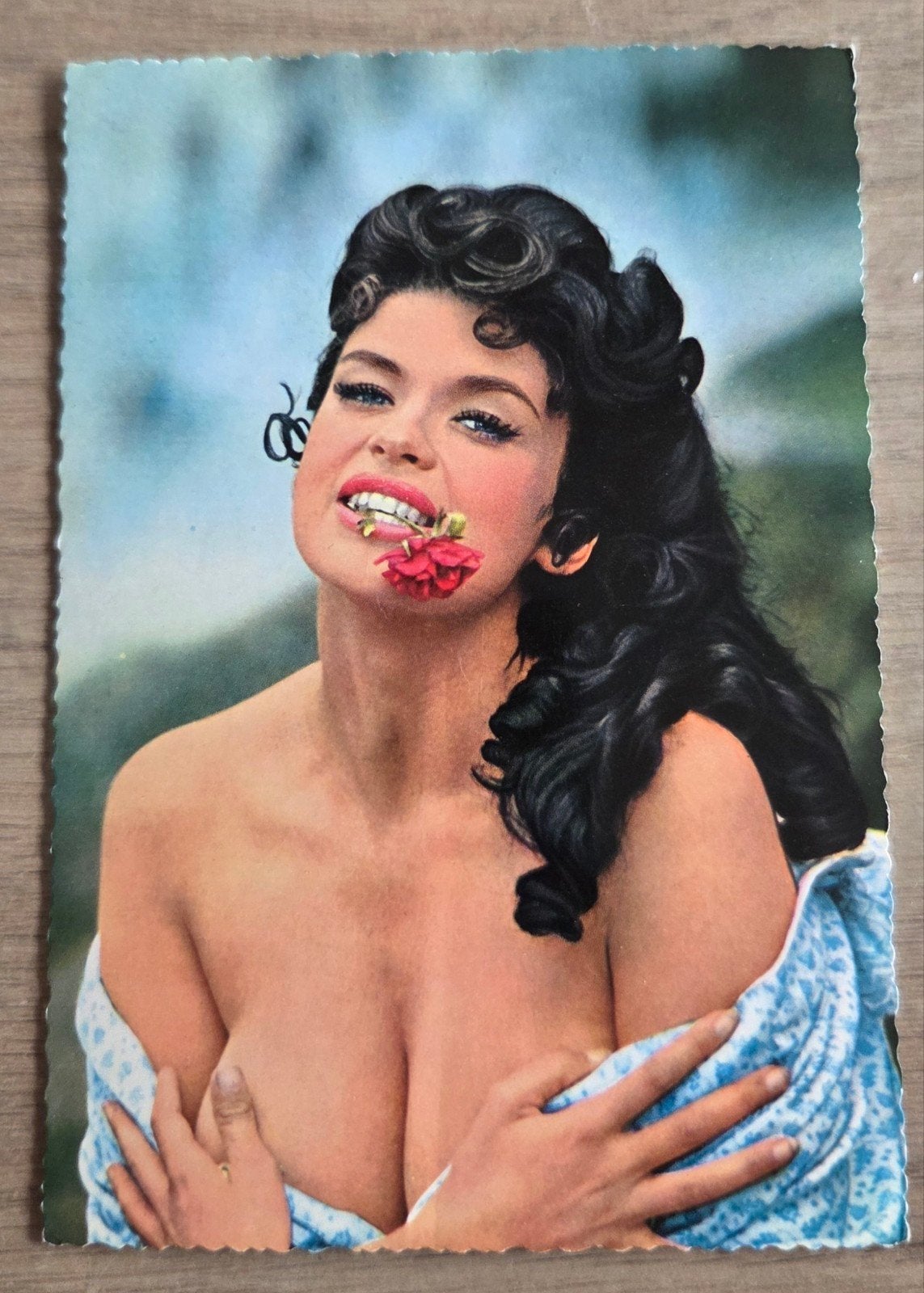 Vintage Ansichtkaart Jayne Mansfield - Foto Gerard Decaux, Verzamelen, Ophalen of Verzenden, 1960 tot 1980, Ongelopen, Duitsland