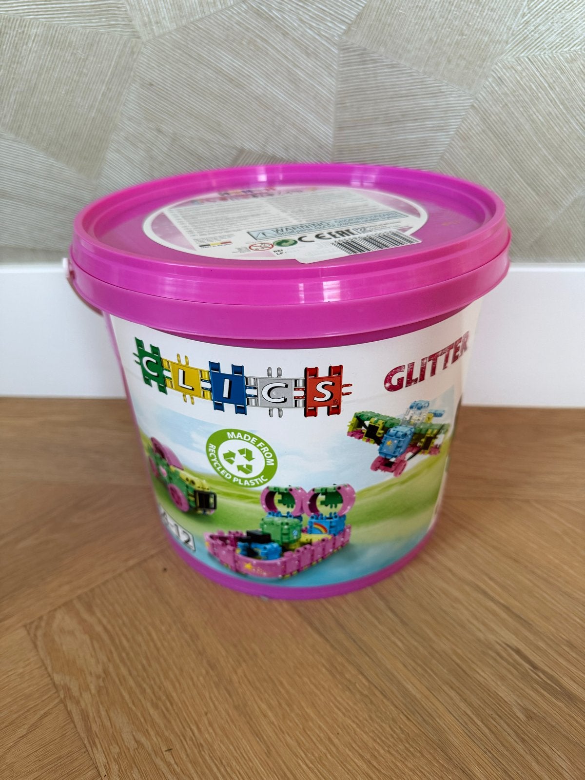 Clics Glitter Bouwstenen - 125 Stuks met Extra Onderdelen, Ophalen of Verzenden, Nieuw, Overige merken