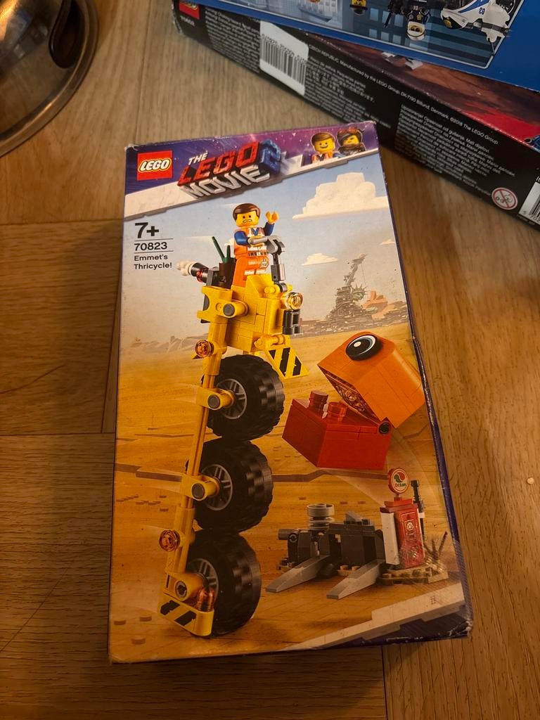LEGO Movie 2 70823 Emmet’s Thricycle compleet met doos, Ophalen of Verzenden, Zo goed als nieuw