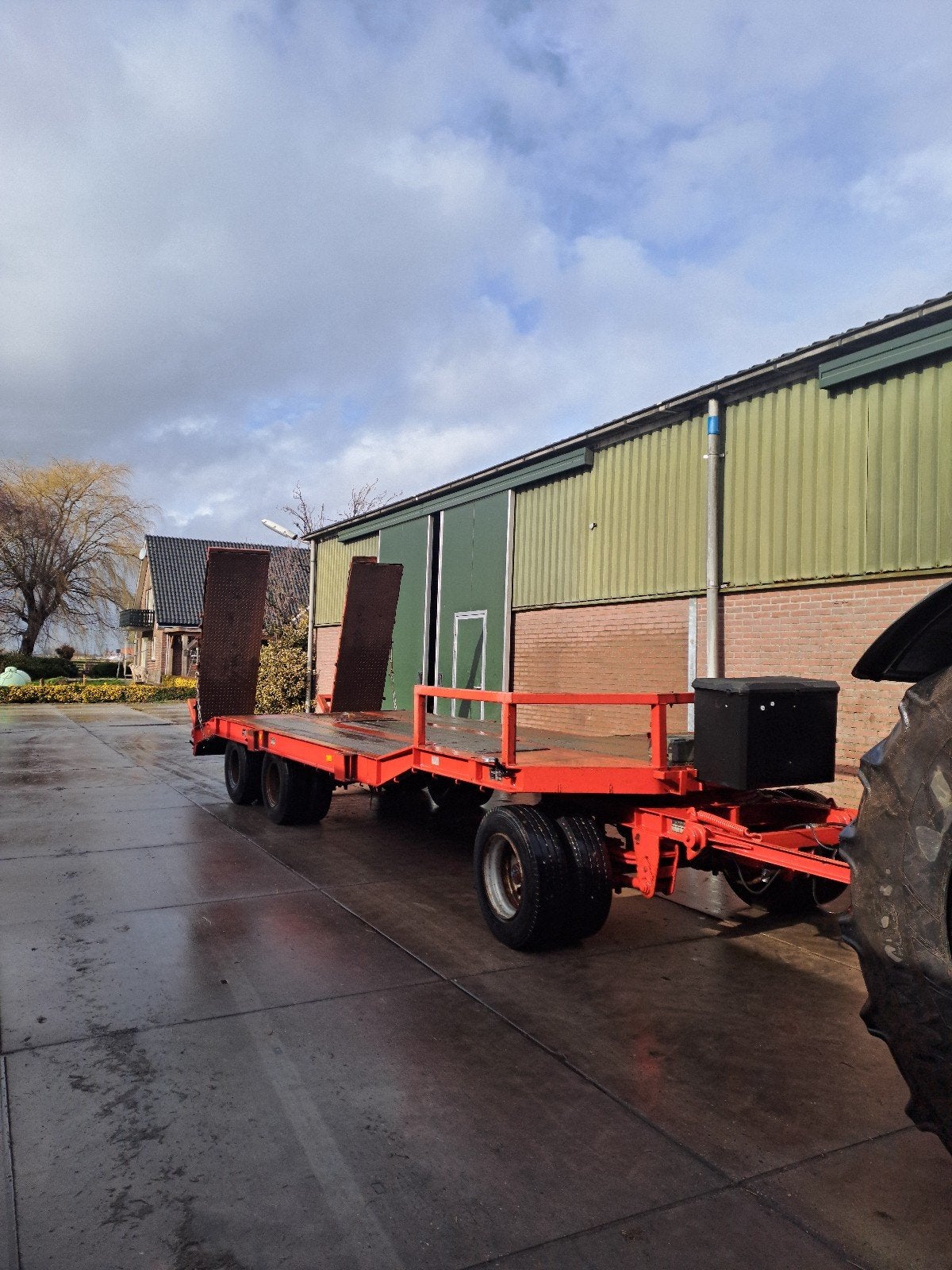 Dieplader te koop - Ideaal voor transport van zware machines, Ophalen, Gebruikt
