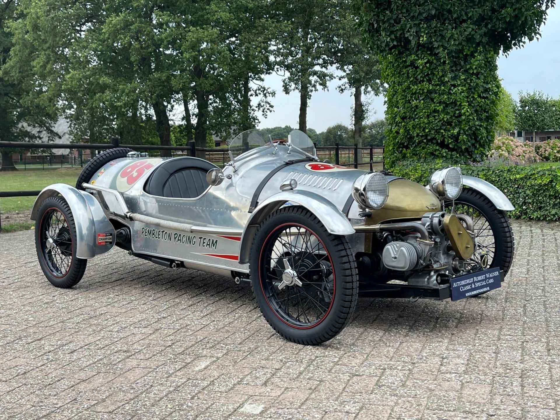 Citroen THE PEMBLETON ,aluminium body NL kenteken, Auto's, Oldtimers, Zwart, Overige carrosserieën, Citroën, Bedrijf