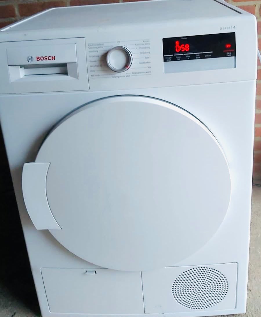 Prachtige,Bosch Serie4 Warmtepompdroger 8KG top staat A+++, Witgoed en Apparatuur, Anti-kreukfase, 8 tot 10 kg, Ophalen of Verzenden