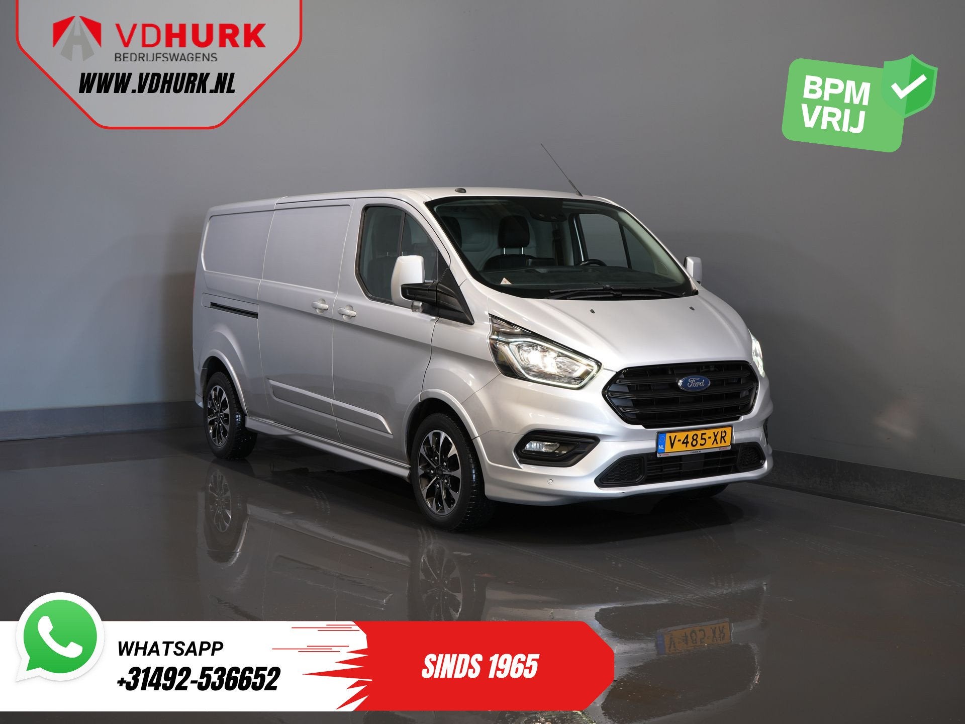 Ford Transit Custom Sport 2.0 TDCI Aut. 170 pk L2 DB-Riem VV, Gebruikt, Euro 6, 4 cilinders, 2159 kg