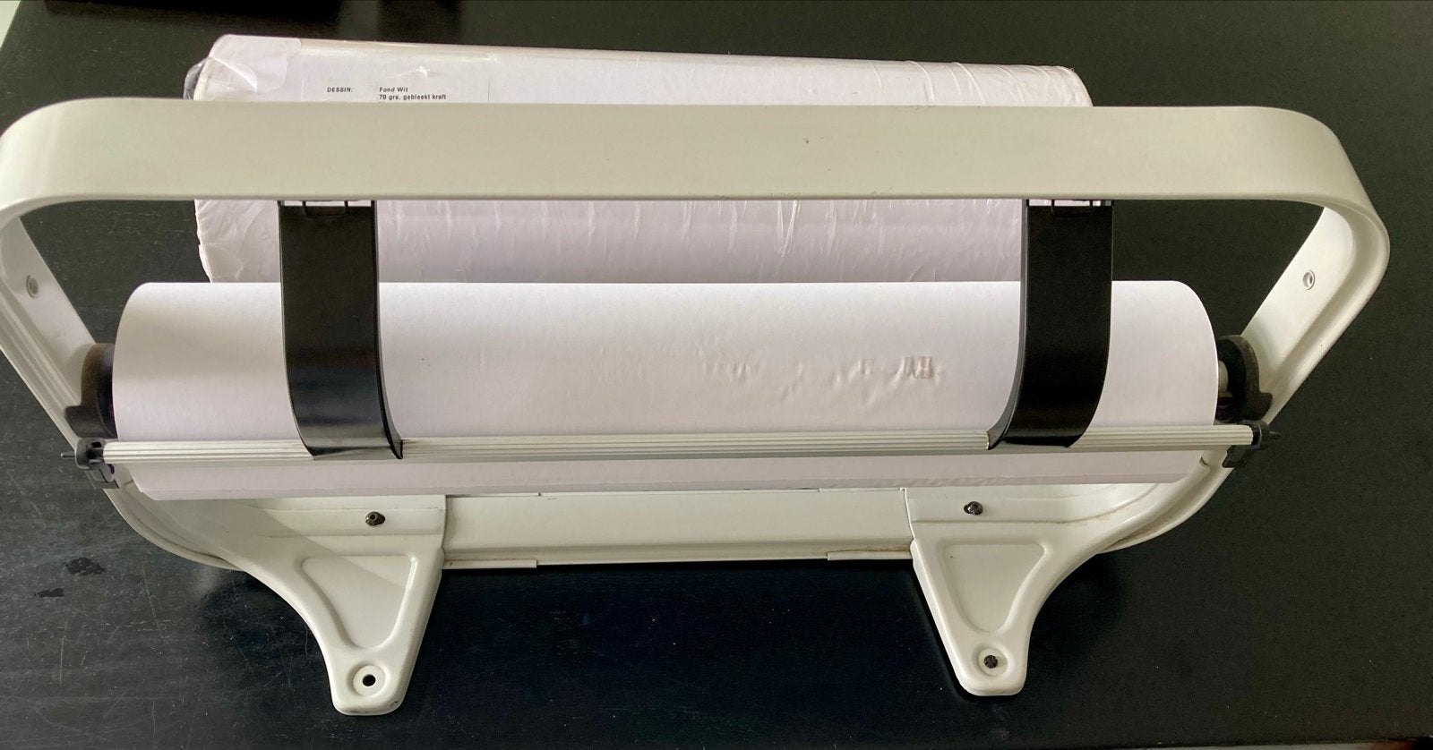 Papierrolhouder met 1rol mat papier, Ophalen of Verzenden, Gebruikt, Overige typen