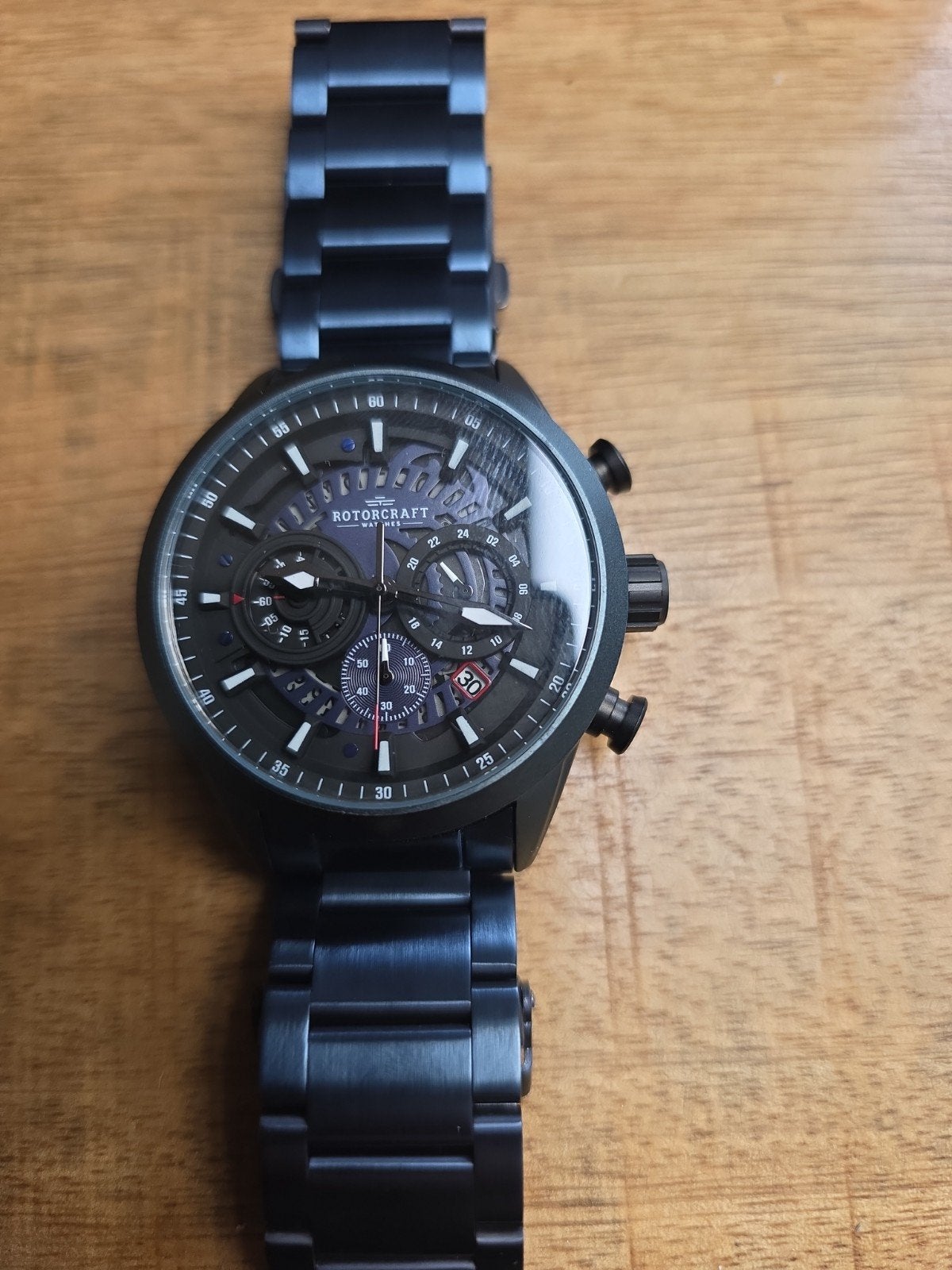 Rotorcraft RC2201 The Blue Edition Herenhorloge, Ophalen