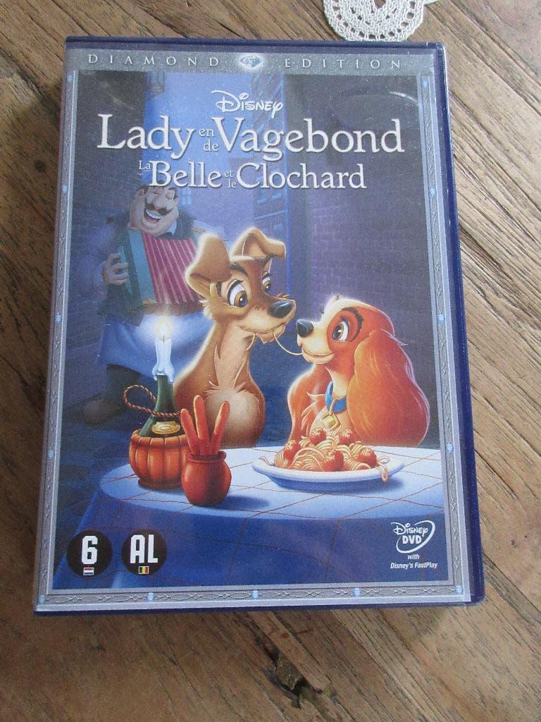 Dvd Lady en de vagebond. Disney, Alle leeftijden, Ophalen of Verzenden, Gebruikt