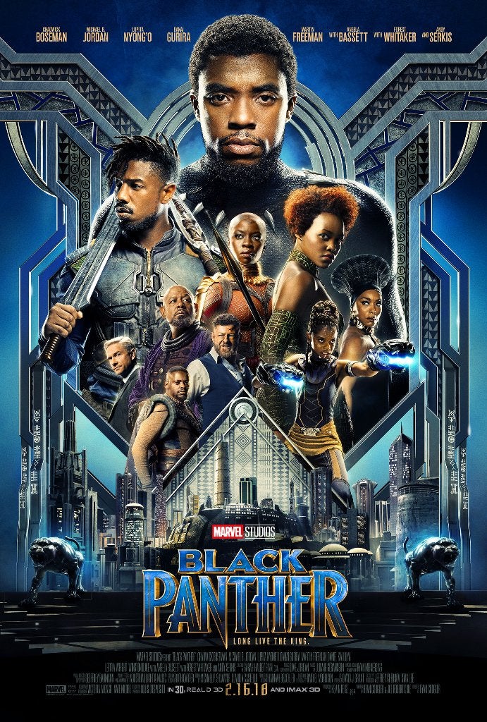 BLACK   PANTHER      filmposter., Rechthoekig Staand, Verzenden, Nieuw, A1 t/m A3