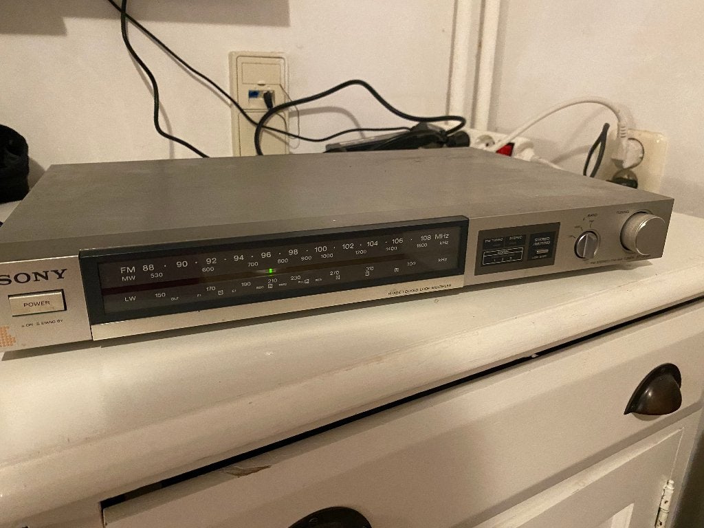 Sony STJX 22L Stereo FM/AM Turner, Ophalen of Verzenden, Gebruikt