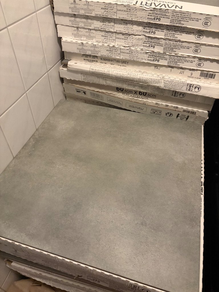 Keramische tegels, Ophalen, 60 cm of meer, Nieuw, Minder dan 5 m²