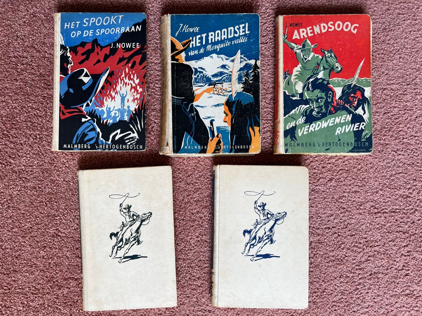 5 boeken van J. Nowee / Arendsoog, Boeken, Ophalen of Verzenden, Gelezen