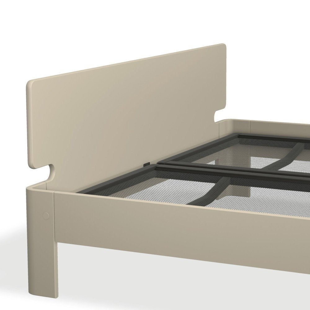 GEZOCHT Auping Auronde hoofdbord 160cm WIT, Ophalen, Gebruikt, Wit, Tweepersoons