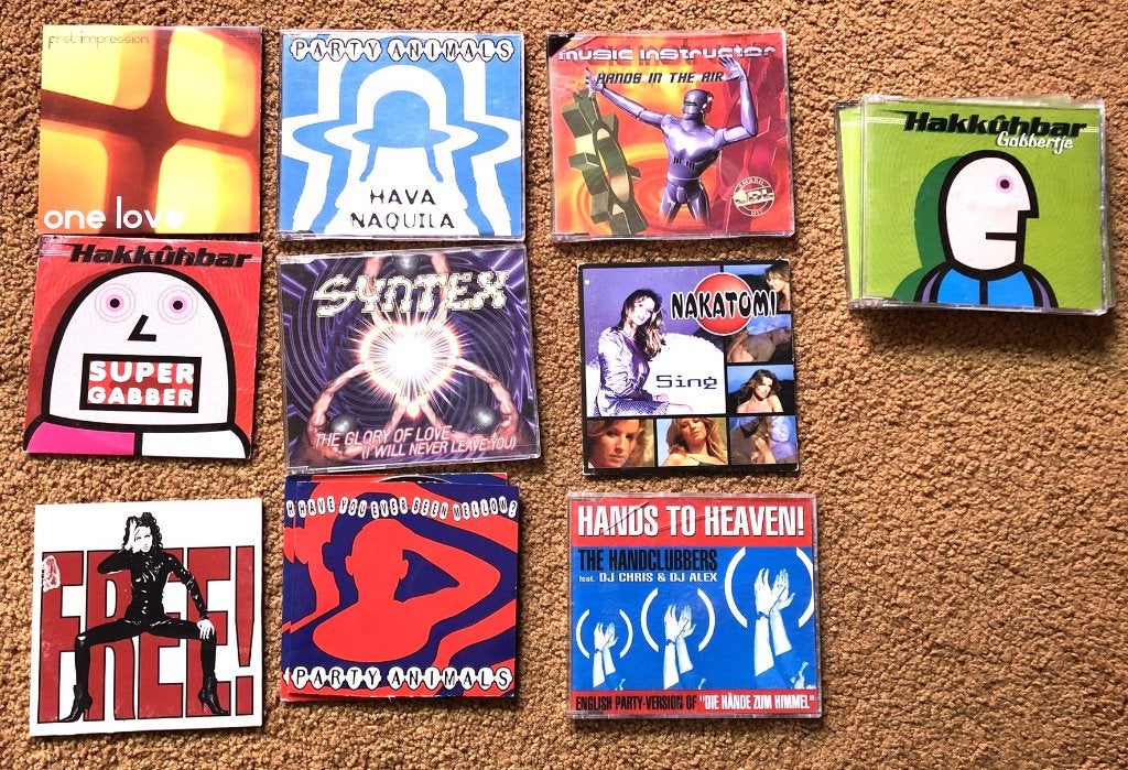 Diverse Happy hardcore CD-singles, Verzenden, Zo goed als nieuw, Hardcore, Single