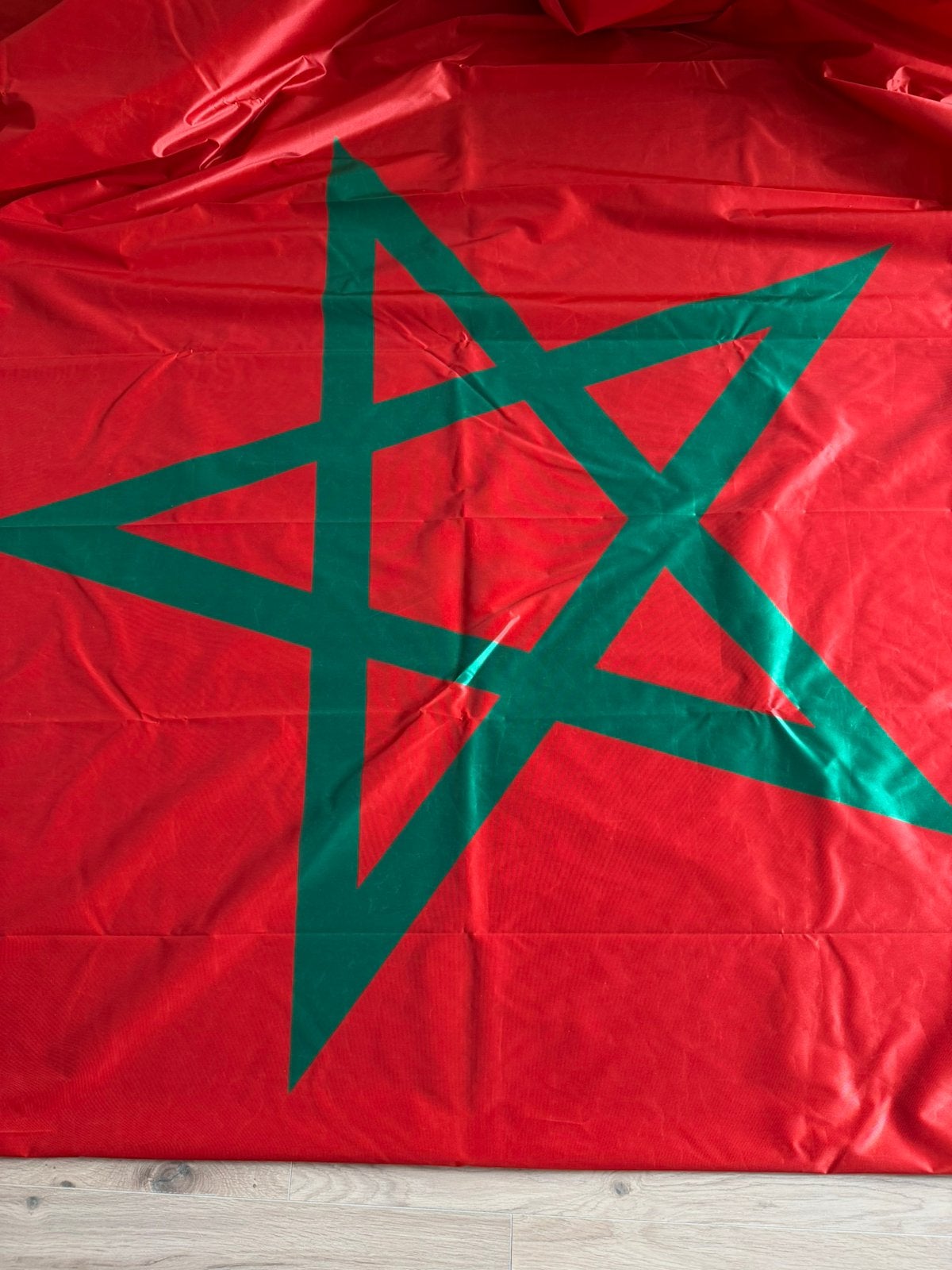 Marokkaanse vlag 200x300 cm – Vlag Marokko, Ophalen of Verzenden, Zo goed als nieuw