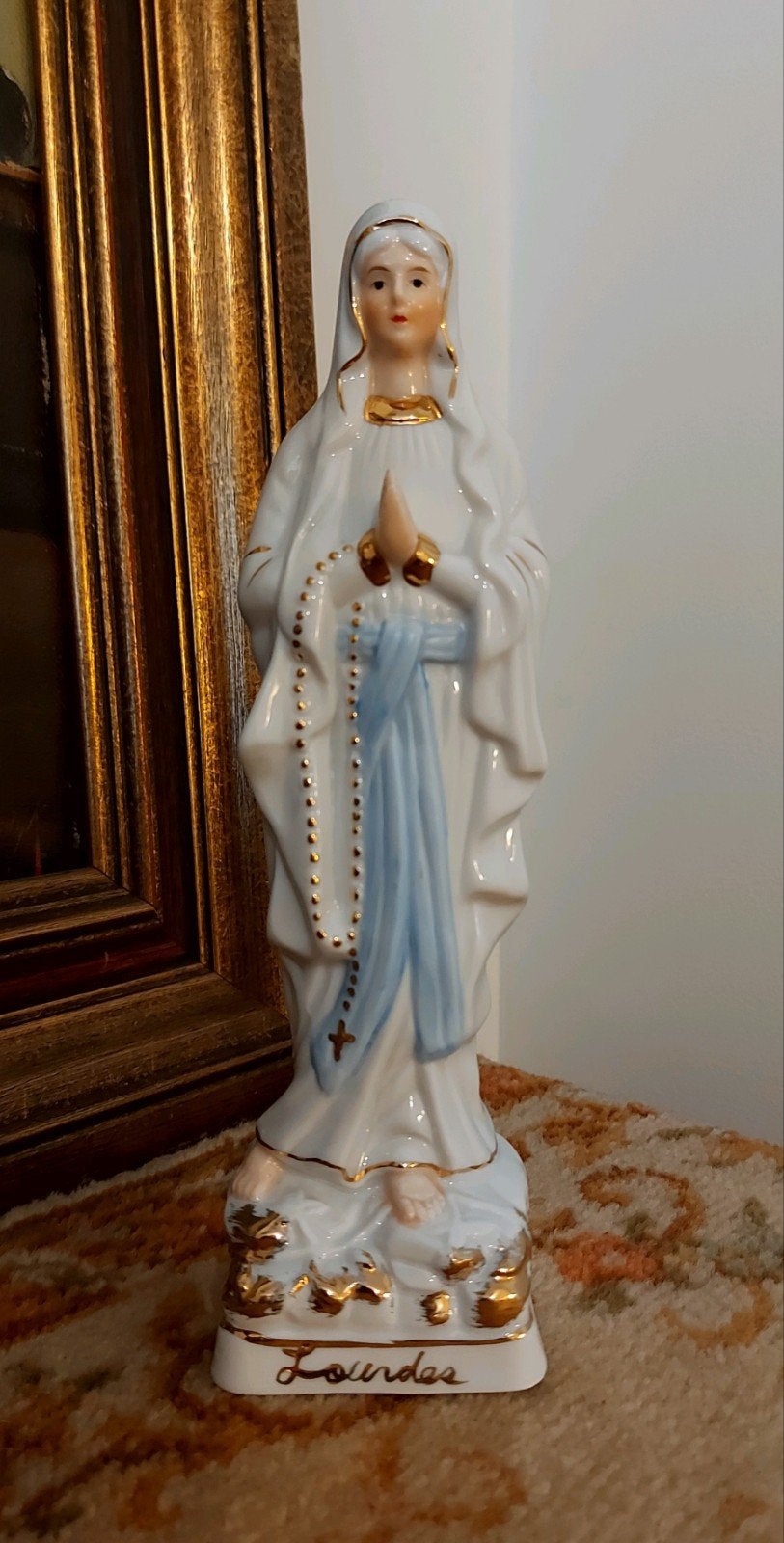 Prachtig! porseleinen Maria van Lourdes, Ophalen of Verzenden