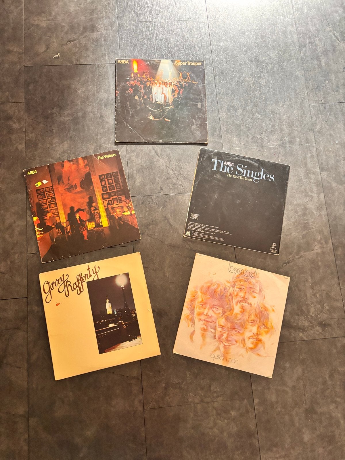 ABBA, Gerry Rafferty, Bread - Vinyl LP's Pop/Rock Collectie, LP, Gebruikt, Pop, Ophalen of Verzenden