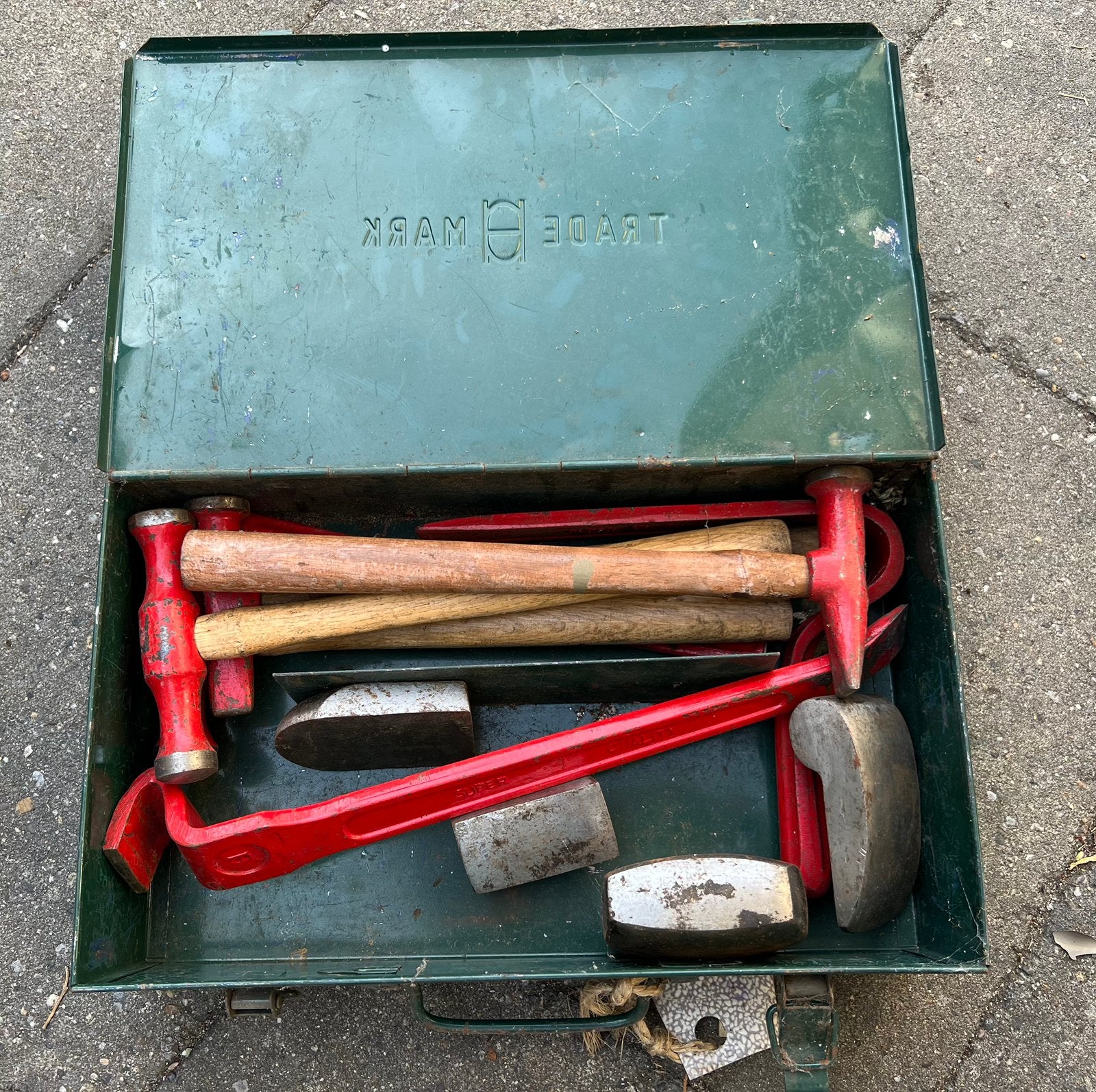 Uitdeukgereedschap, Verzenden, Gebruikt