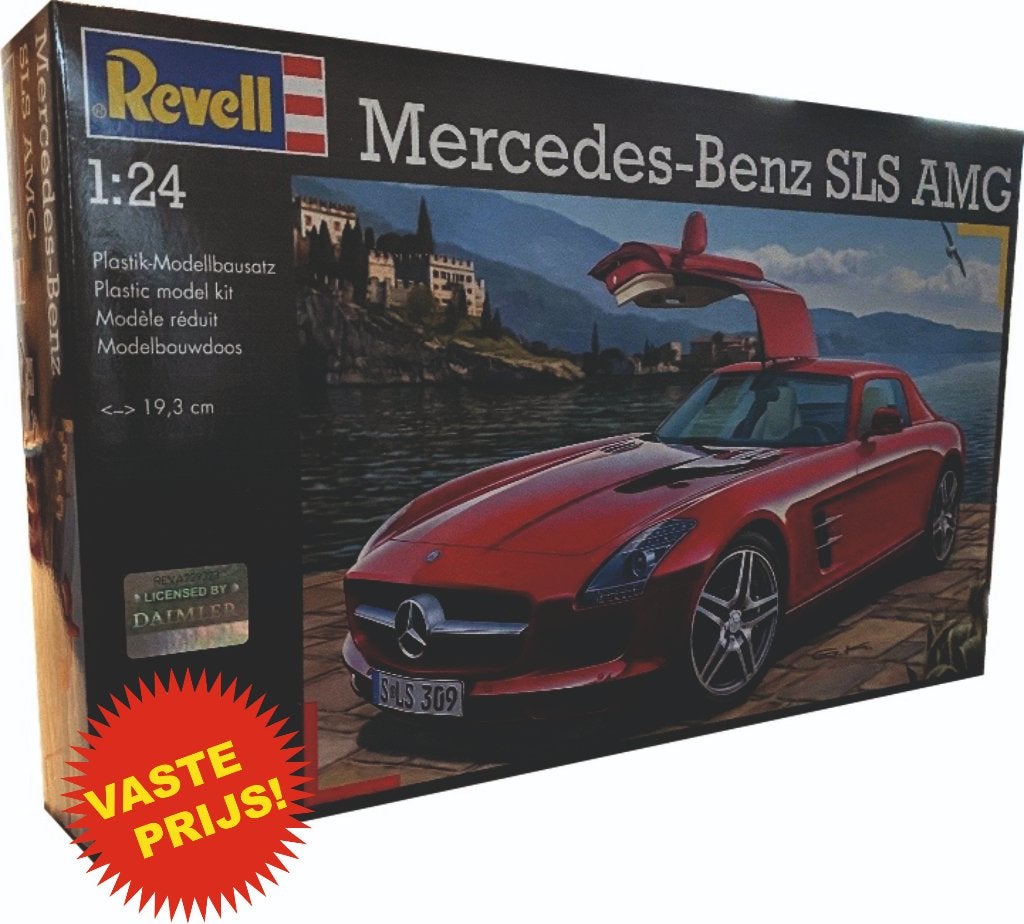 Mercedes-Benz SLS AMG 2010 (Revell 07100) 1/24, Auto, Revell, Groter dan 1:32, Nieuw