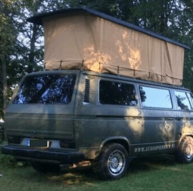 Volkswagen Transporter 1.9 Kleinbus 57KW 1983 Groen, Auto's, Volkswagen, Achterwielaandrijving, Schuifdeur, Overige bekleding