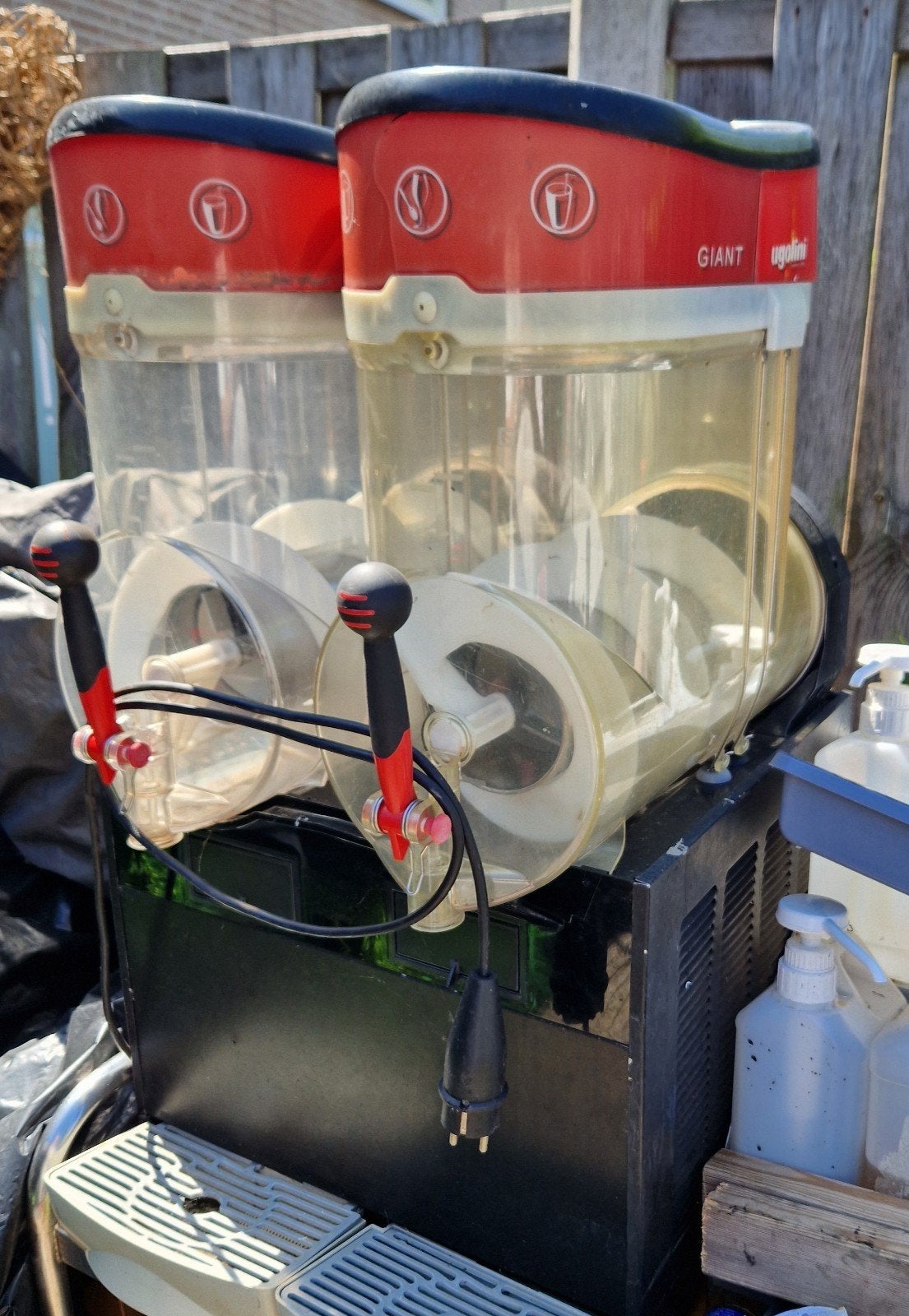 Slushmachine Giant Ugolini - 2x 17 liter, Ophalen of Verzenden