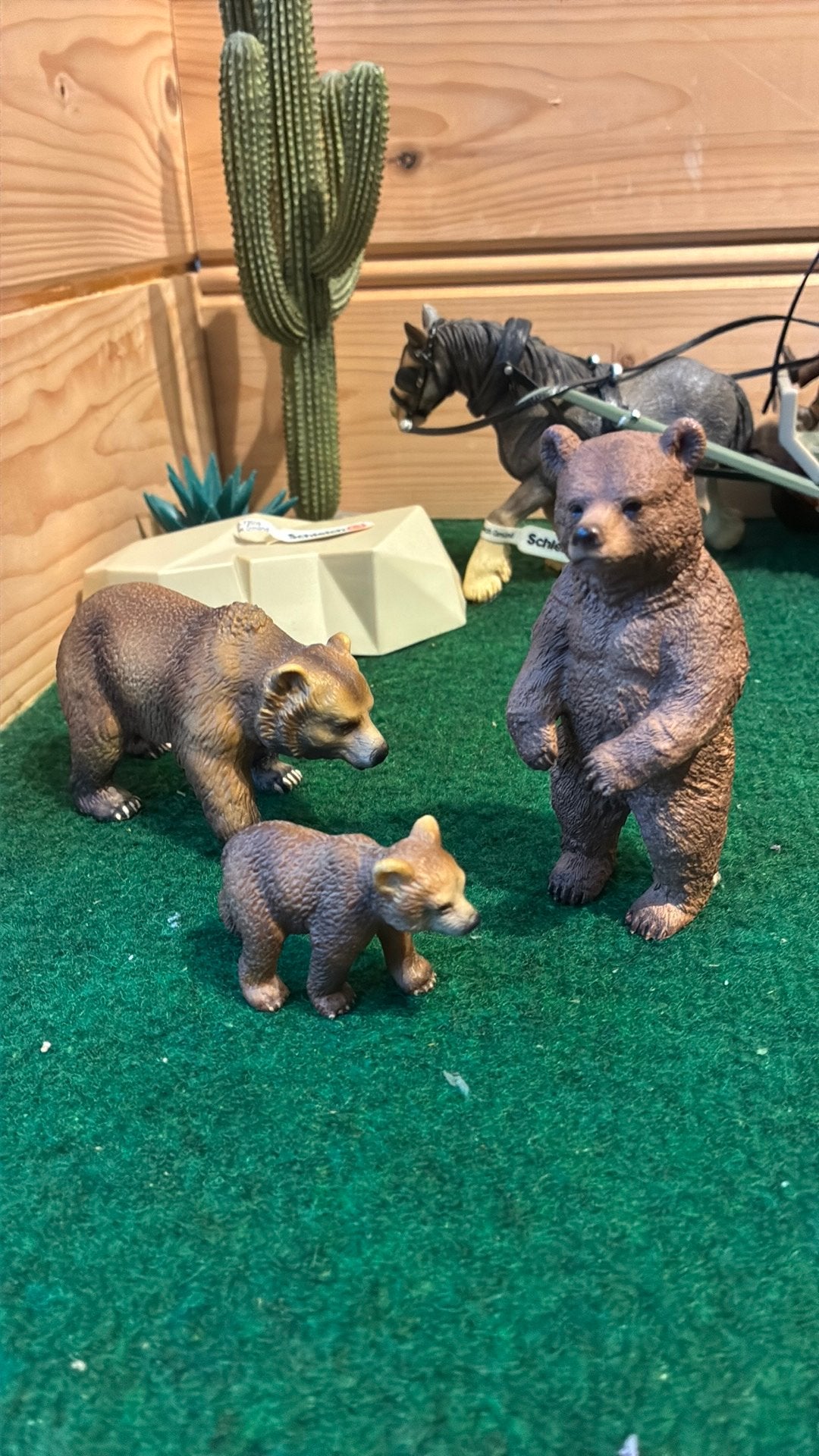 Schleich bruine beer, Ophalen of Verzenden, Zo goed als nieuw, Wild dier, Beeldje of Figuurtje