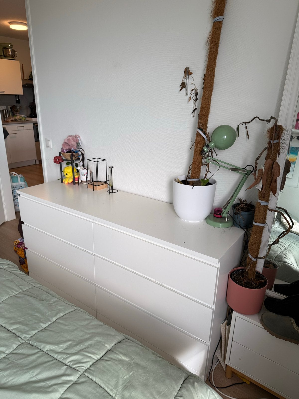 MALM ladekast met 6 laden, Ophalen, Overige materialen, 5 laden of meer, 150 tot 200 cm