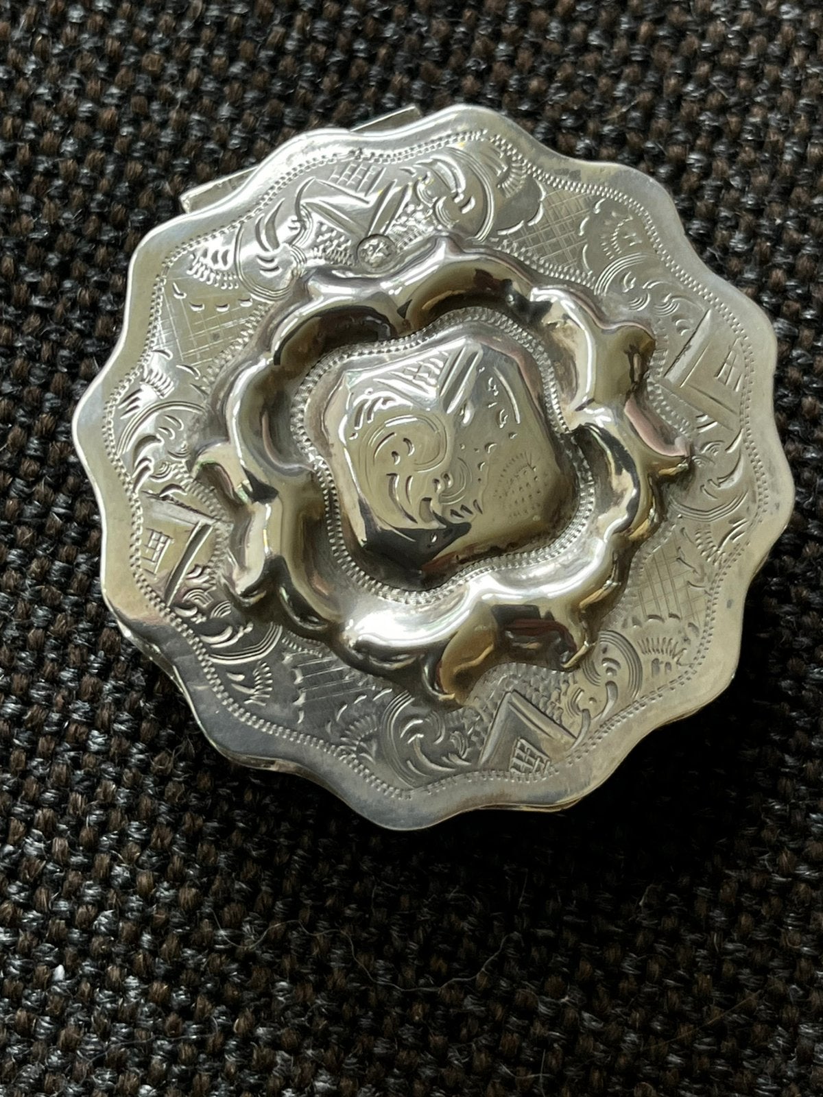 Antiek zilveren doosje, Ophalen of Verzenden