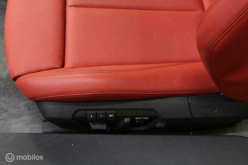 Interieur rood leer bmw 2 serie cabrio f22 f23 f87 2013-...