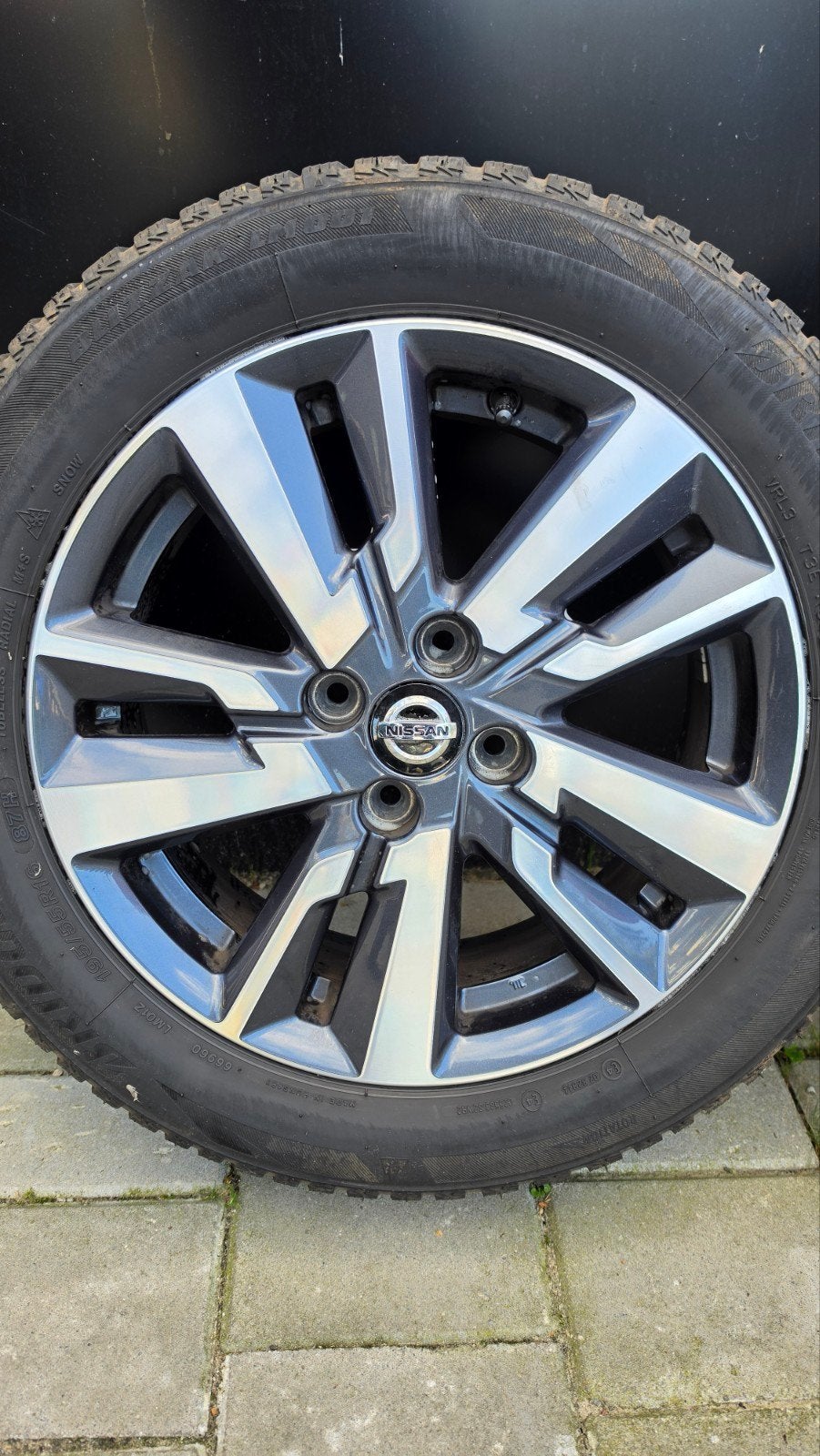 Nissan Micra winterbanden 195/55 R16 Bridgestone, Ophalen, Gebruikt