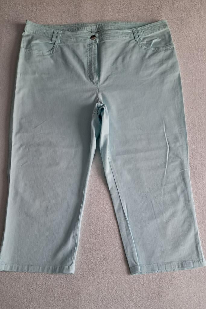 Licht blauwe capri van Canda, mt. 46, Kleding | Dames, Blauw, Maat 46/48 (XL) of groter, Ophalen of Verzenden, Zo goed als nieuw
