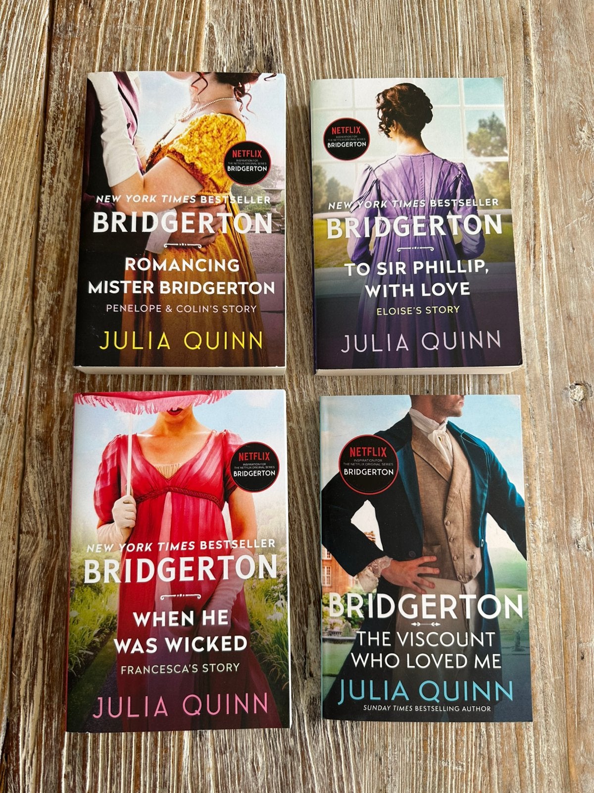 Bridgerton, Julia Quinn, paperback English, Ophalen of Verzenden, Zo goed als nieuw