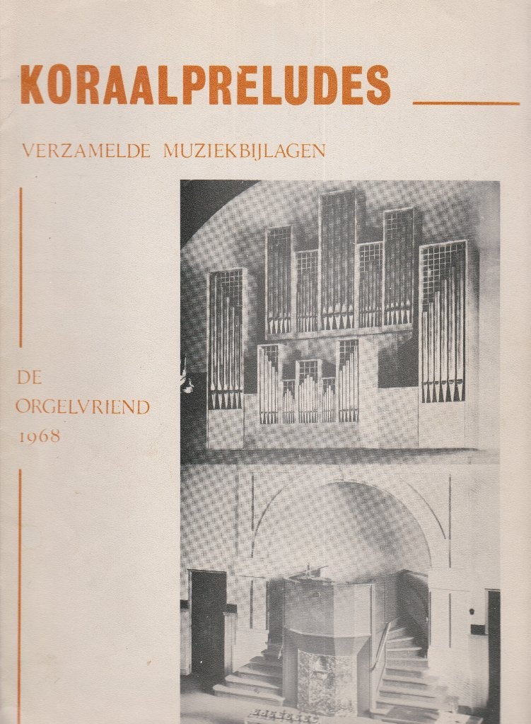 DE ORGELVRIEND - KORAALPRELUDES, Ophalen of Verzenden, Gebruikt, Artiest of Componist, Populair