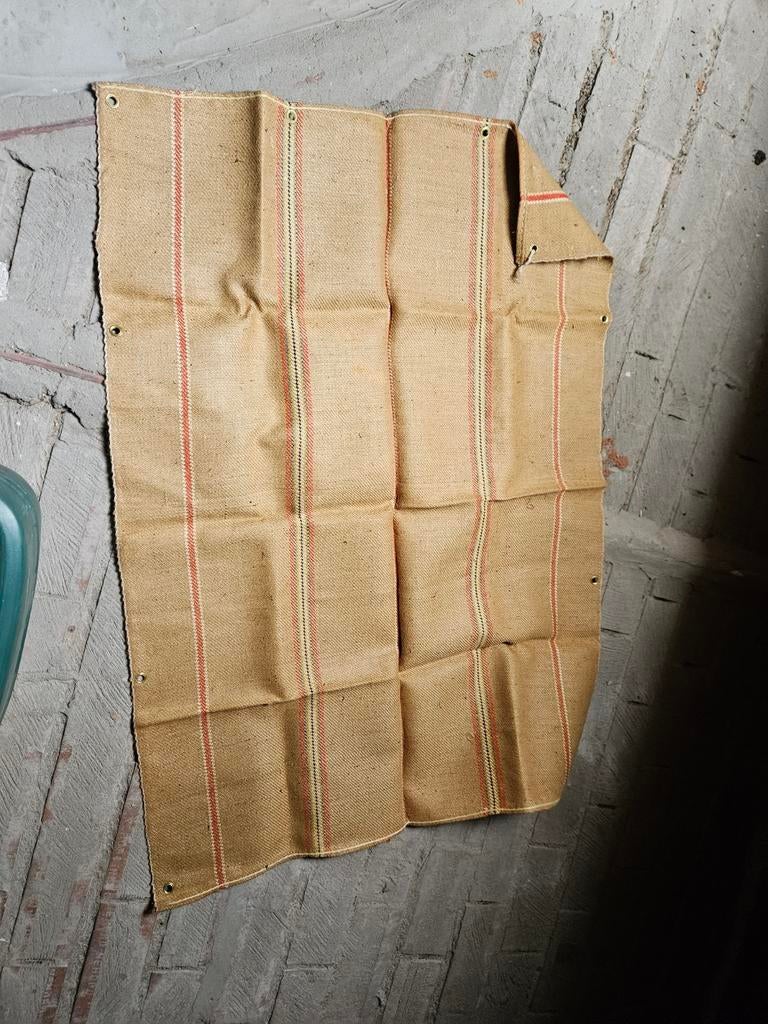 Jute kleed 140x100cm met strepen, Ophalen of Verzenden