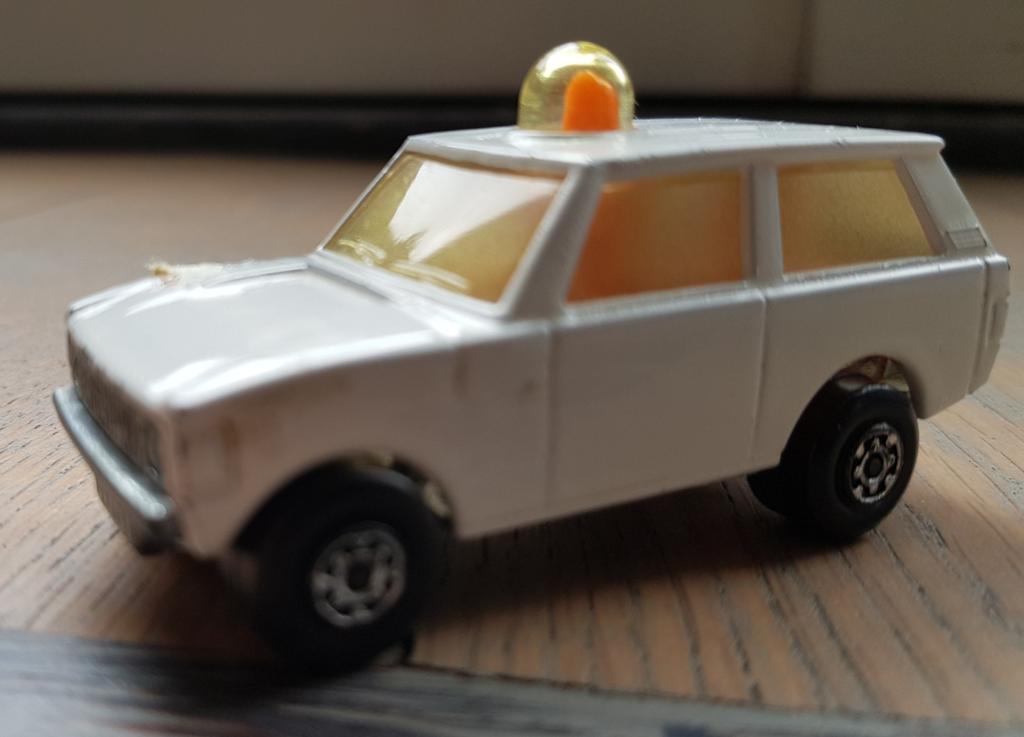 Matchbox nr 20 Police Patrol Range Rover 1975 Lesney, Ophalen of Verzenden, Gebruikt, Auto, Matchbox